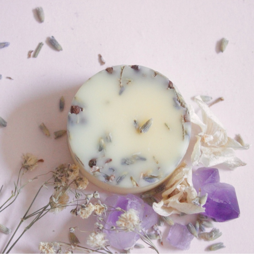 Handmade Aromatherapy Third Eye Chakra Beeswax Wax Melts with Essential Oils